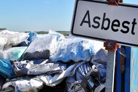 Asbestabfälle